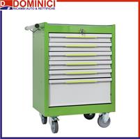 FASANO CARRELLO PORTA UTENSILI 6 CASSETTI 169 UTENSILI M. GOMMA